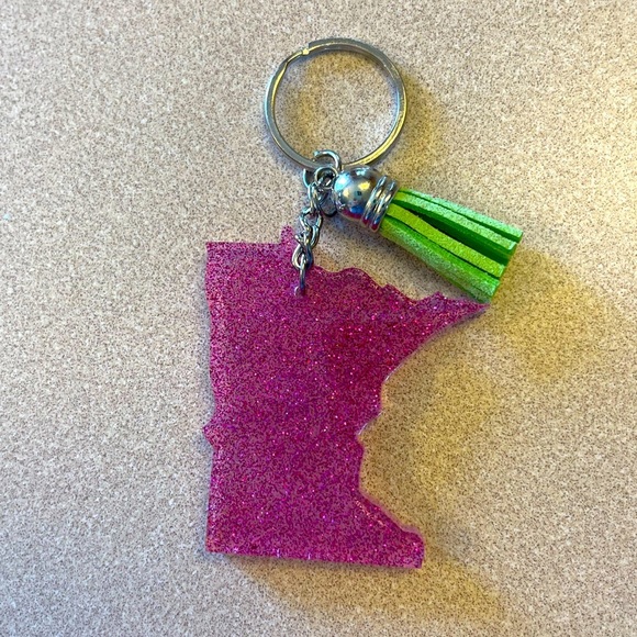 Hand Crafted Other - Handmade U.S. State Keychain - Minnesota